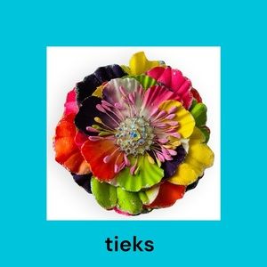 One Tieks Neon Flower
